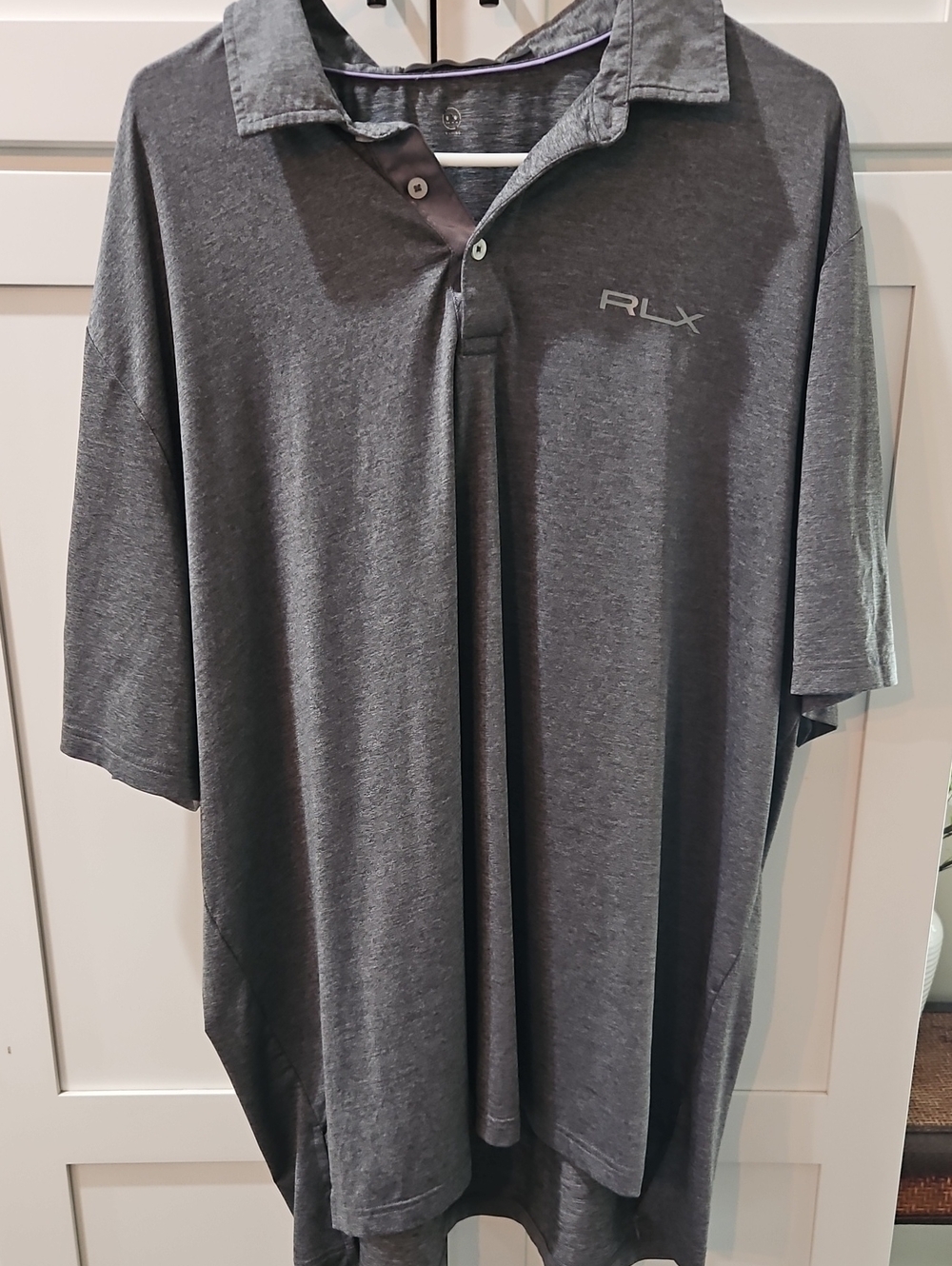 Polo by Ralph Lauren RLX Men's Short-Sleeve Polo - Dark Gray Xxl